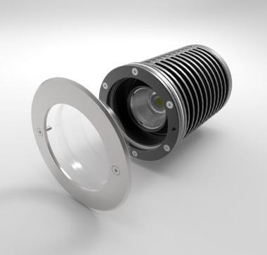 TRO 140-085 LED TAPOSÓ LÁMPA 16W 1084LM 3000K 38° IP67 IK10 DIMM. 3 ÉV