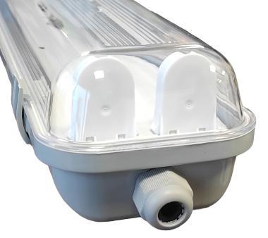 MLX WP CAB236PS POR-ÉS PÁRAMENTES LEDRE ELŐKÉSZÍTETT ABS+PS LED 1L 230V IP65 1200MM 3 ÉV