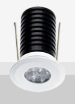 FLEXA KOL ROUND LED MÉLYSUGÁRZÓ 6W 400LM 3000K 40° IP65 BRONZ Ø38x52MM 500mA 2 ÉV