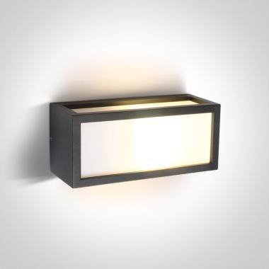 OL 67328/AN KÜLTÉRI FALI SZÖGLETES LÁMPA E27 MAX. 12W IP54 250x100x110MM ANTRACIT+OPÁL 3 ÉV