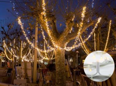BL TSL2W LED FÉNYFÜZÉR 230V 13W MELEGFEHÉR Ø6CMx7,5M IP66/69 FEHÉR VEZ. BETÁPPAL