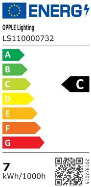 OP 540001366100 LED MÉLYSUGÁRZÓ 6-9W 630-945LM 3000-4000K 100° IP20/IP44 Ø140MM 5 ÉV