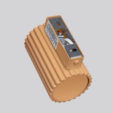 SL SL.1650 LED OLDALFALI LÁMPATEST GU10 MAX. 10W Ø65x85X100MM IP20 ARANY 5 ÉV