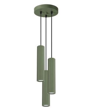 SL SL.1614 LED FÜGGESZTETT LÁMPATEST 3XGU10 MAX. 3X10W Ø195x1080MM IP20 OLÍVAZÖLD 5 ÉV