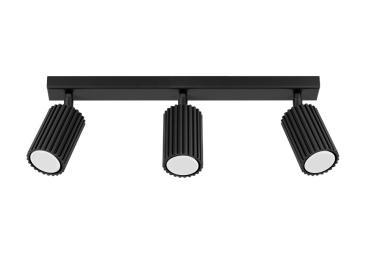 SL SL.1581 LED MENNYEZETI SPOT LÁMPATEST 3XGU10 MAX.3X10W 450X65X165MM IP20 FEKETE