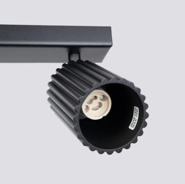 SL SL.1581 LED MENNYEZETI SPOT LÁMPATEST 3XGU10 MAX.3X10W 450X65X165MM IP20 FEKETE