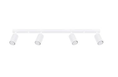 SL SL.1546 LED MENNYEZETI SPOT LÁMPATEST 4XGU10 MAX.4X10W 810X65X165MM IP20 FEHÉR