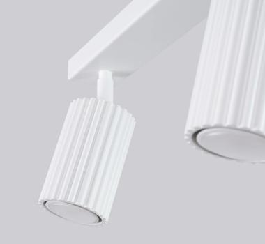 SL SL.1546 LED MENNYEZETI SPOT LÁMPATEST 4XGU10 MAX.4X10W 810X65X165MM IP20 FEHÉR