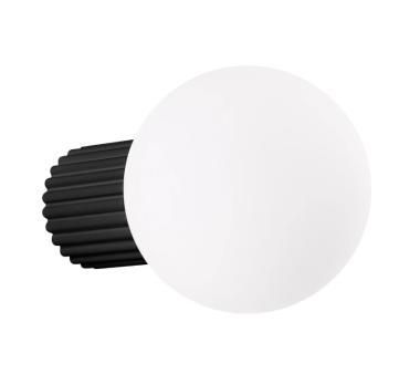 SL SL.1712 HALO LED OLDALFALI LÁMPATEST G9 MAX. 8W Ø120x170MM IP44 FEKETE 5 ÉV