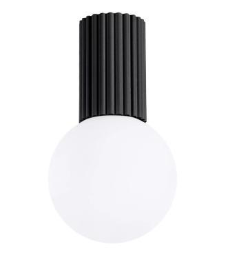 SL SL.1713 HALO LED MENNYEZETI LÁMPATEST G9 MAX. 8W Ø120x210MM IP44 FEKETE 5 ÉV