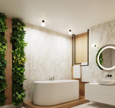 SL SL.1713 HALO LED MENNYEZETI LÁMPATEST G9 MAX. 8W Ø120x210MM IP44 FEKETE 5 ÉV