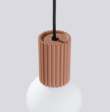 SL SL.1734 HALO LED FÜGGESZTETT LÁMPATEST G9 MAX. 8W Ø120x1200MM IP20 MOKKA 5 ÉV