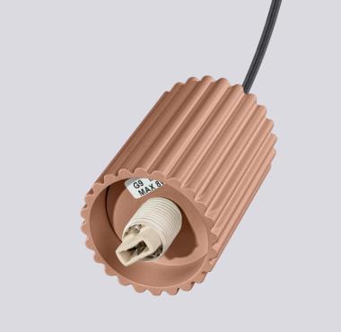 SL SL.1734 HALO LED FÜGGESZTETT LÁMPATEST G9 MAX. 8W Ø120x1200MM IP20 MOKKA 5 ÉV