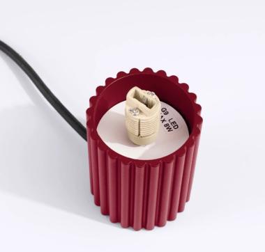 SL SL.1751 HALO LED ASZTALI LÁMPATEST G9 MAX. 8W Ø250x1250MM IP20 BORDÓ 5 ÉV