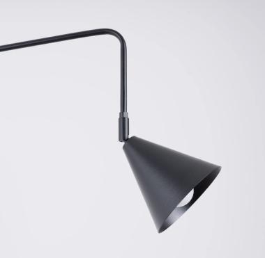 SL SL.1697 NOX LED OLDALFALI LÁMPATEST E14 MAX. 10W IP20 FEKETE KAPCSOLÓVAL 5 ÉV