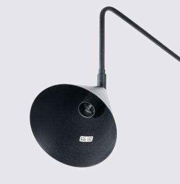 SL SL.1697 NOX LED OLDALFALI LÁMPATEST E14 MAX. 10W IP20 FEKETE KAPCSOLÓVAL 5 ÉV