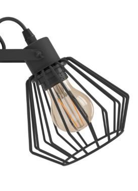 EGL 98762 TABILLANO SPOT LÁMPATEST E27 MAX. 40W IP20 Ø110MM FEKETE