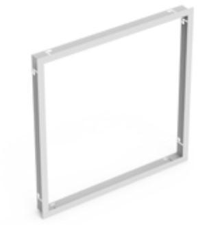 3F A0798 621x621MM KERET+KONZOLOK GIPSZKARTON ÁLMENNYEZETBE 596x596MM LED PANELEKHEZ