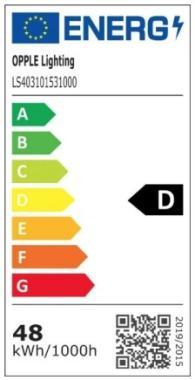 OP 531000037700 LED LÁMPATEST 42-48W 7140-8160LM 4000K 120° IK08 IP66 1580MM HACCP 5 ÉV