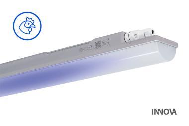 TREV 107011 INNOVA BLUE LED LÁMPATEST 47,4W 7460LM 4000K IP66/IP69 IK10 1455MM HACCP+AMMÓNIAÁLLÓ 5ÉV