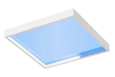 OP 542014015700 LED SKYLIGHT SZÖGLETES 130W 7800LM CCT IP40 595x595MM 120° UGR19 SMART 5 ÉV