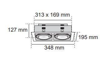 MLX SDL-1002/GY ÜRES KIEMELŐ VILÁGÍTÁS