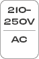 210-250V AC