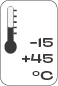 -15˚C - +45˚C