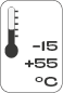 -15˚C - +55˚C