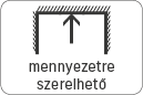 mennyezetre szerelhető