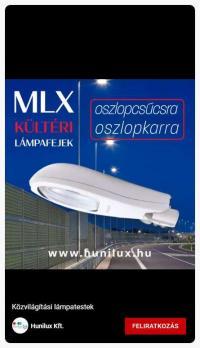 MLX KÜLTÉRI LÁMPAFEJEK